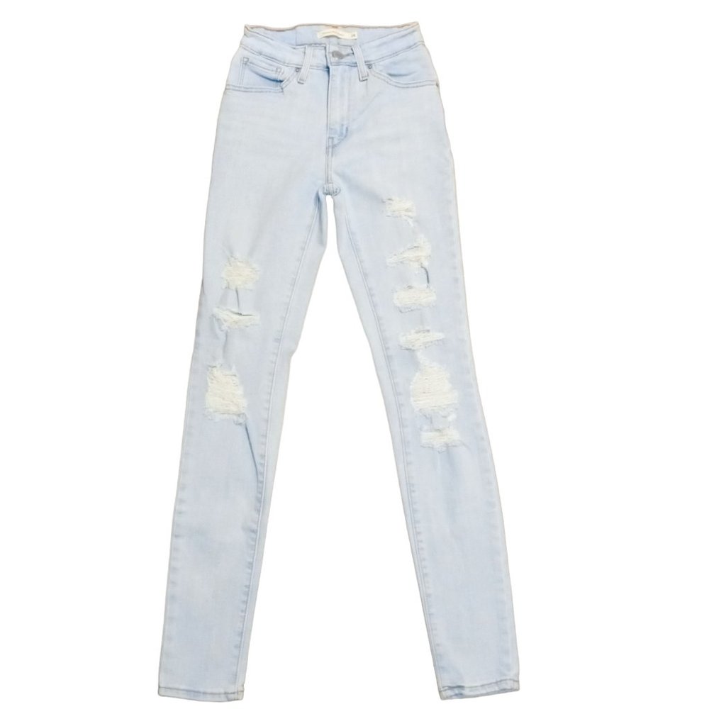 Levis Womans 721 light blue High Rise skinny jeans. Size 24X30